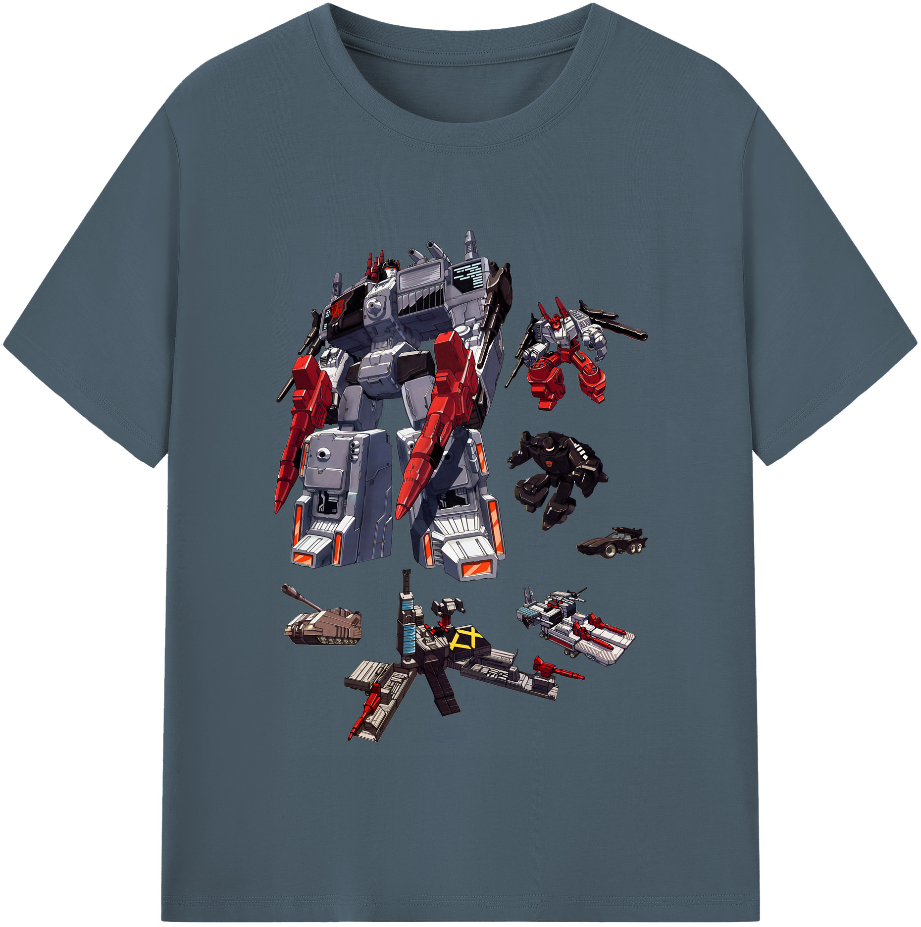 （画像用） Transformers トランスフォーマー 綿100％半袖Tシャツ（フロントプリント）